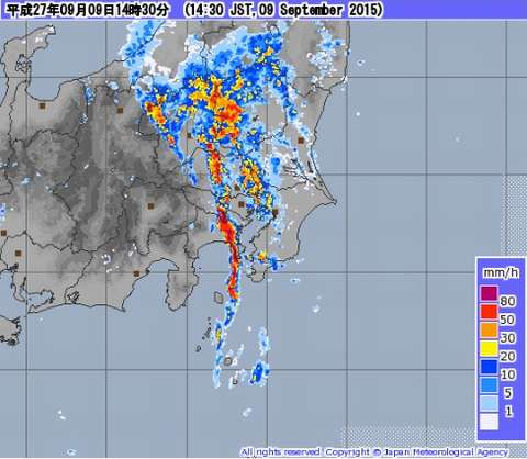 18号が抜けても関東は記録的大雨！線状降水帯｜台風17号が挟み撃ち！！